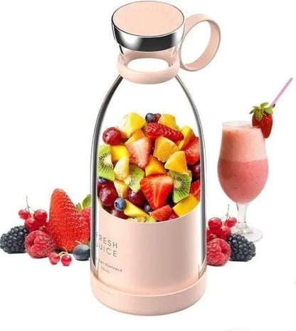 Electric Portable Mini Juicer Bottle – USB Rechargeable Blender for Smoothies & Shakes
